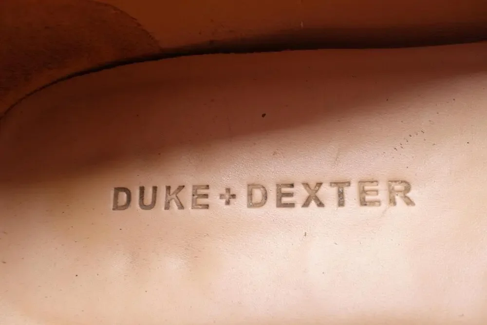 Duke + Dexter Shoes Mens Size 12 Brown Suede Loafers Slip On Handmade UK